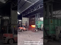 Vorgeheizte Stange aus Furance für die Schmiede von Flanschen aus Edelstahl/Kohlenstoffstahl